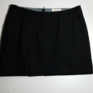 NWOT Kaelen Wool Knit Mini Skirt Size 8 Black
